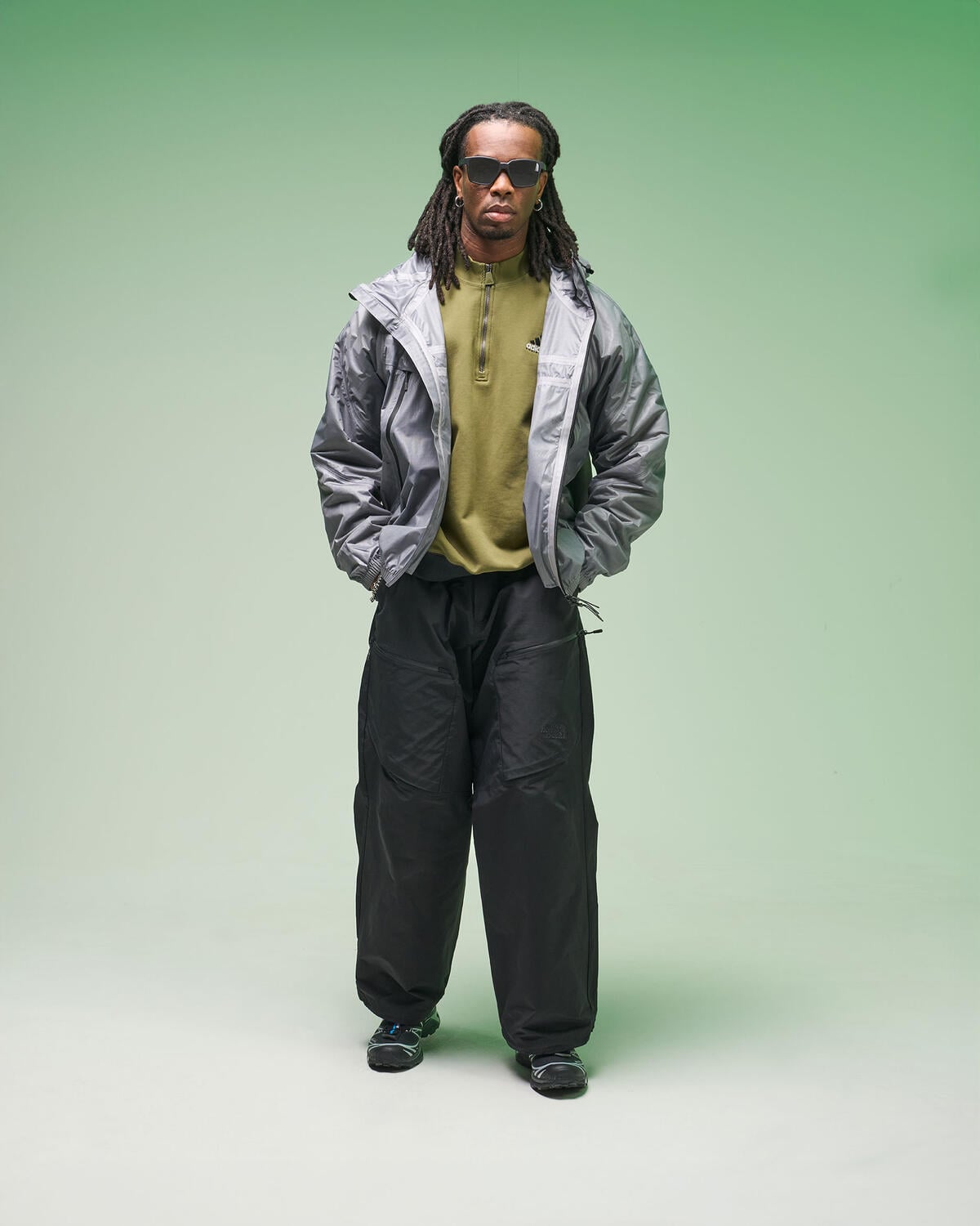 ジャケット・アウター roa Glasslike 3L Taped Waterproof Jacket ROA Glasslike 3L Taped Waterproof Jacket | RBMW0497FA331-GRY0003
